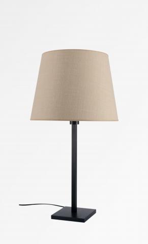 MENNA 3 in brushed bronze with lampshade in Sami chanvre (fabric from category 2)