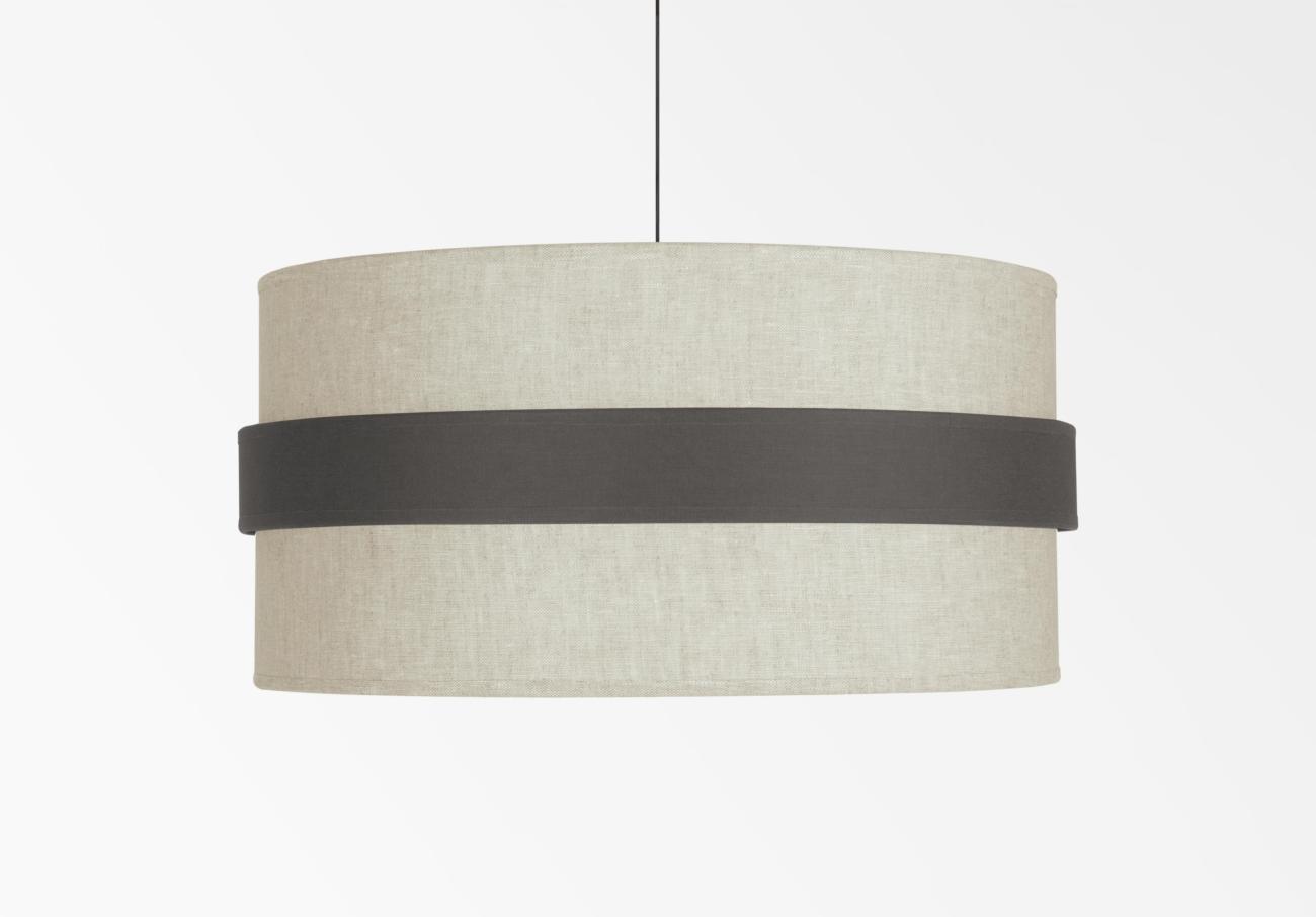 b and q grey lampshade