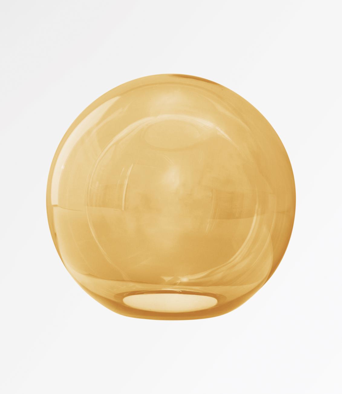 amber sphere - medium amber sphere - medium