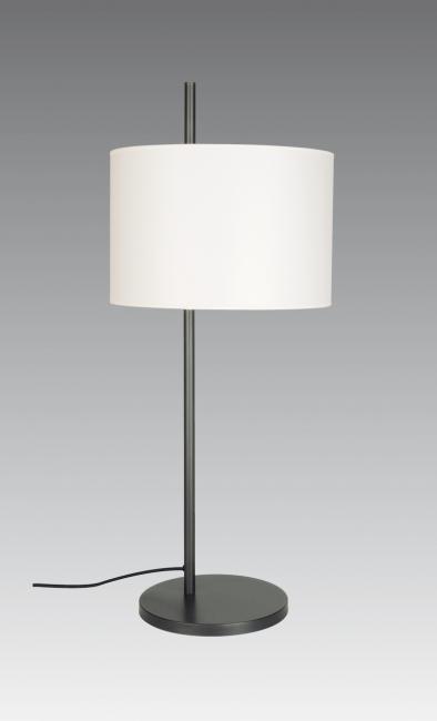 MENDES in brushed bronze with lampshade in Chinette ivoire (fabric from category 0)