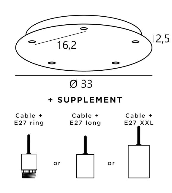 Ceiling base 5 o33