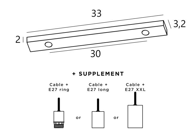 Ceiling base L 2