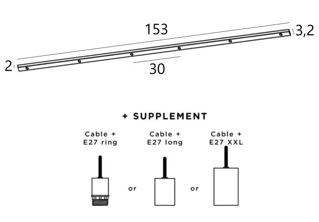 Ceiling base L 6